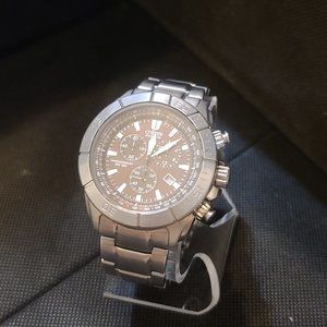 Citizen Eco-Drive Brycen Men's Chronograph Stainless Steel with Brown Dial